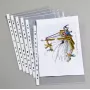 Bene 206825WS Kišeniniai aplankai su perforacija DIN A4 100 µm PP permatomi 25 vnt.