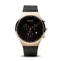 Bering Classic vyriškas kvarcinis laikrodis 40mm nerūdijančio plieno juodas ciferblatas tinklelio apyrankė 14740-166