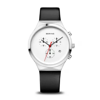 BERING Women's Classic Quartz Watch 14736-404 36mm Silver Stainless Steel Blue Dial