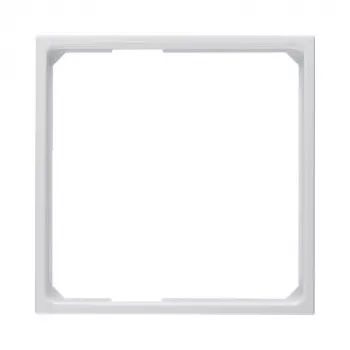 Berker 1109 90 89 Adapterinis žiedas 50x50 mm centrinėms plokštelėms, poliarinė balta