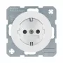 Berker 47232089 SCHUKO kištukinis lizdas (F tipas), poliarinė balta blizgi, 16 A 250 V, įleidžiamas, R.1/R.3/R.7 serijoms