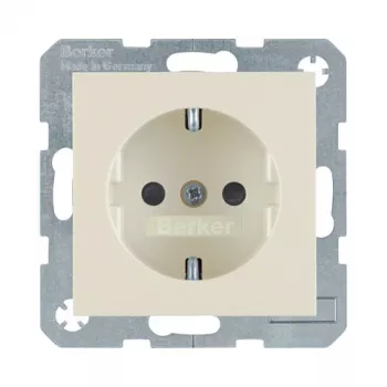 Berker 47238982 SCHUKO kištukinis lizdas su dangteliu, įleidžiamas, 16A 250V, baltas (RAL 9010)