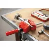 BESSEY S10-ST Mini Vice S 10 varžtinis spaustuvas, raudonas, 100 mm suspaudimo plotis, 50 mm gerklės gylis, su 2 staliniais spaustukais