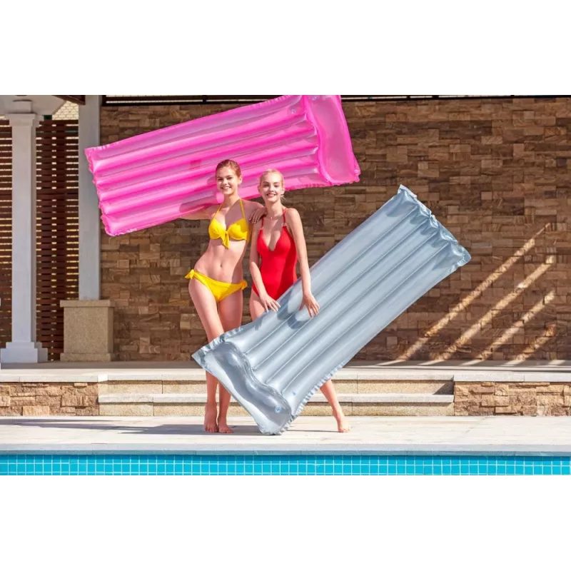 Bestway 44013 pripučiamas čiužinys plaukimui pilkas 183 x 76 cm