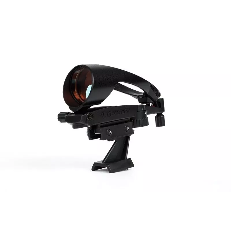 BETA Celestron StarPointer PRO teleskopo kreiptuvas - raudono taško ieškiklis, 1x didinimas, 5 MOA tinklelis, 10 ryškumo lygių, laikiklis su dovetail, juodas