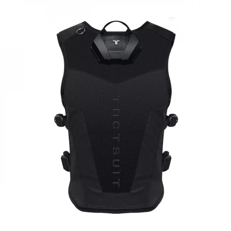 bHaptics TactSuit Air Onyx haptinė liemenė su 40 vibracijos variklių, Bluetooth, USB-C, kvėpuojančiu tinkleliu, juoda