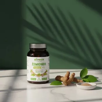 BIOWEN Ashwagandha maisto papildas žmonėms – 120 kapsulių