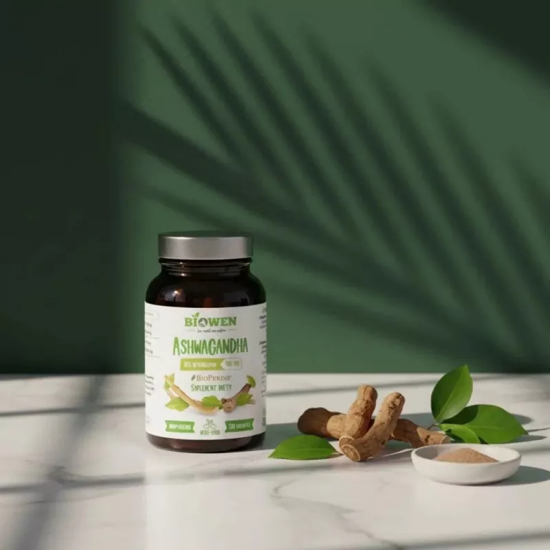 BIOWEN Ashwagandha maisto papildas žmonėms – 120 kapsulių