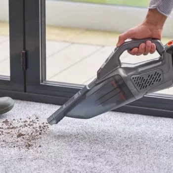 BLACK+DECKER BCHV001C1 Powerconnect 12V automobilinis rankinis dulkių siurblys, 0.56 l, be maišelio, juoda/pilka/oranžinė