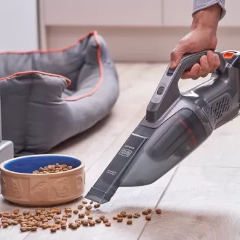 BLACK+DECKER BCHV001C1 Powerconnect 12V automobilinis rankinis dulkių siurblys, 0.56 l, be maišelio, juoda/pilka/oranžinė
