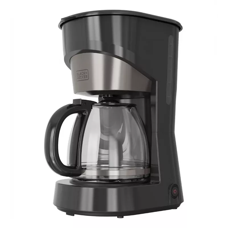 BLACK+DECKER BXCO1001E 1000 W 12 puodelių kavos virimo aparatas su filtru, 1,5 L, juodas
