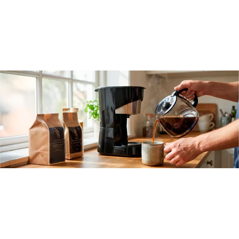 BLACK+DECKER BXCO1001E 1000 W 12 puodelių kavos virimo aparatas su filtru, 1,5 L, juodas