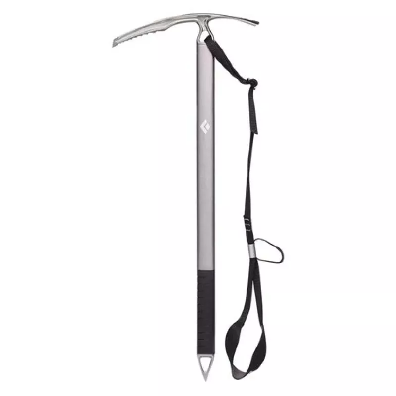 Black Diamond Raven Ice Axe 55 cm - nerūdijančio plieno galva, aliuminio kotas, 437 g