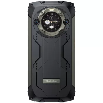 „Blackview BV9300 Pro“ nešiojamas atsparus išmanusis telefonas 6,7 inch FHD+ 120 Hz, 12 GB RAM, 256 GB atminties, 15080 mAh baterija, IP68/IP69K, juodas