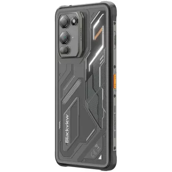 Blackview Fort 200 6/256GB Juodas išmanusis telefonas su 6.67 colių AMOLED 120Hz ekranu, 108MP kamera, 5050mAh 66W