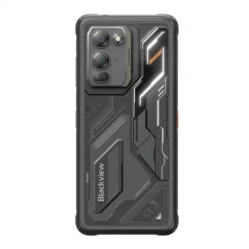 Blackview Fort 200 6/256GB Juodas išmanusis telefonas su 6.67 colių AMOLED 120Hz ekranu, 108MP kamera, 5050mAh 66W