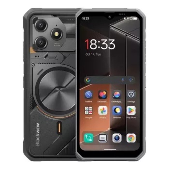 Blackview FORT100 6/128GB išmanusis telefonas, 6.78 colio FHD+ 120Hz, Dimensity 8020, 8800mAh, juodas