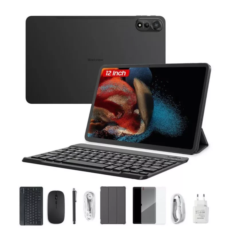 Blackview MEGA 2 Tablet 11,52 inch 6/256GB 4G LTE Android 13 + Set (Keyboard, Case, Stylus, Mouse) Green