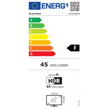 Blaupunkt 43FGC5500S 43 colių (108 cm) Full HD Google TV