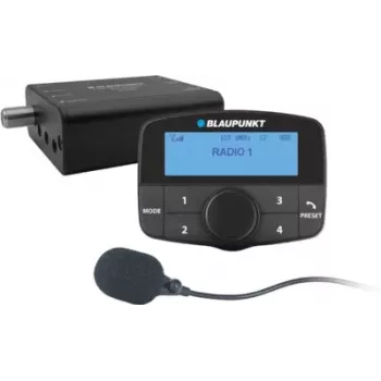 Blaupunkt DABNPLAY 550 DAB+ imtuvas su FM siųstuvu, Bluetooth laisvų rankų įranga, nuotolinio valdymo pultas, juodas 2 010 025 000 000
