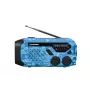 Blaupunkt ER10BC FM PLL skaitmeninis žadintuvas radijas su dvigubu žadintuvu, USB įkrovimu, termometru, mėlyna kamufliažinė