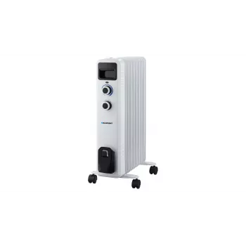 Blaupunkt HOR401 2000 W alyvos radiatorius šildytuvas, baltas, 3 šildymo režimai, reguliuojamas termostatas, apsauga nuo perkaitimo, apsauginis jungiklis, 9 briaunos, tylus veikimas, patalpoms iki 25 m²