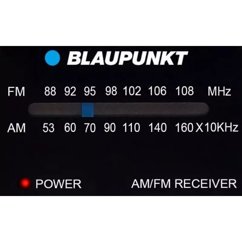 Blaupunkt PR4WH nešiojamas AM/FM radijas, pilkas