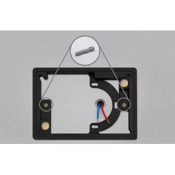 Blebox framePanelM Black Įleidžiamas sieninis rėmas, skirtas ControlPanelM
