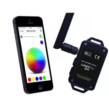 BleBox wLightBox Pro WiFi 4 kanalų PWM LED valdiklis (12-24V DC, RGBW/CCT, Alexa ir Google)
