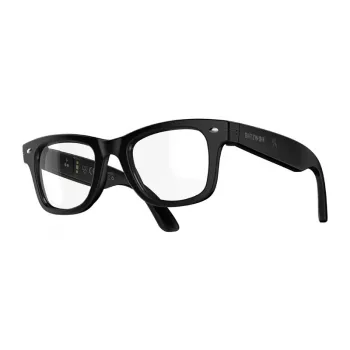 BlitzWolf BW-AG1 AI Smart Glasses su atviro garso sistema, Bluetooth 5.3, IPX4, TR90 rėmeliu