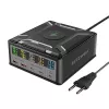 BlitzWolf BW-S28 260W GaN USB-C įkrovimo stotis, 2xUSB-A, 3xUSB-C, 15W belaidis įkroviklis, juoda