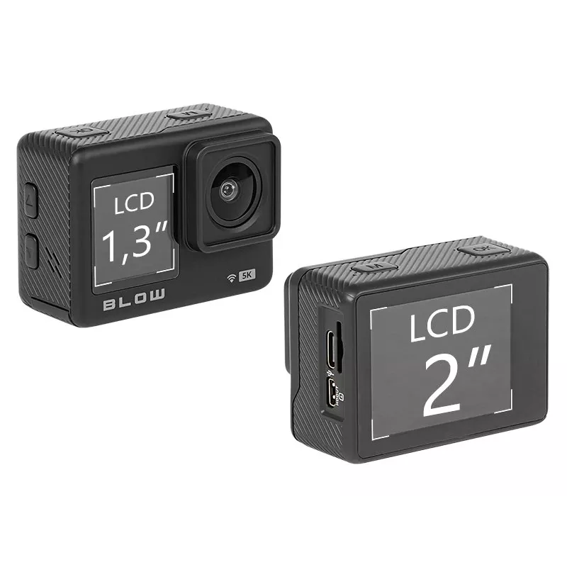 BLOW veiksmo sporto kamera 20 MP 5K Ultra HD CMOS Wi-Fi 58 g