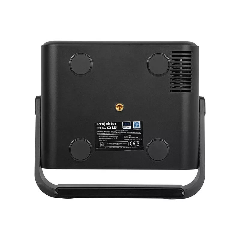 BLOW AndroidTV FullHD MaxView nešiojamas projektorius, juodas