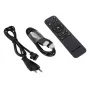 BLOW nešiojamasis projektorius su Android TV HD ir kinematografiniu garsu, juodas dėklas