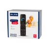 BLOW S24 Black Senjorių Telefonas su SOS Mygtuku, Dideliais Klavišais, Dviem SIM, Kamera, FM Radiju, Žibintuvėliu ir Įkrovimo Stovu