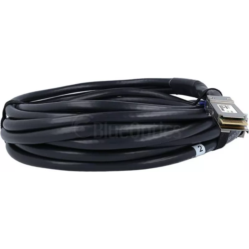 BlueLAN suderinamas Juniper 720-128729 pasyvus 400GBASE-CR8 QSFP-DD į 2x200GBASE-CR4 QSFP56 tiesioginio prijungimo šakotuvinis kabelis, 2 m, AWG26