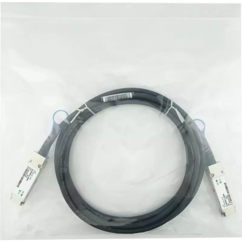 BlueLAN MCP1600-C003-BL suderinamas QSFP28 tiesioginio prijungimo laidas, 100GBASE-CR4, InfiniBand EDR, 26AWG, 3 metrai