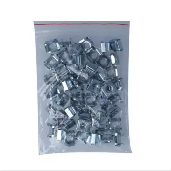 BlueOptics BlueLAN M6 Cage Nuts and Screws 50-Piece Set (BLCNS003)