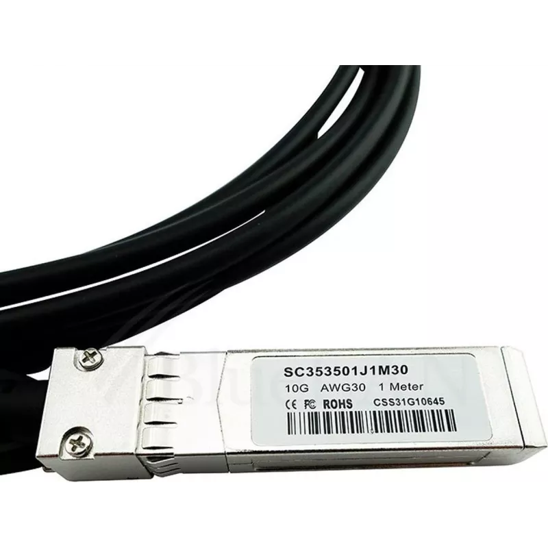 BlueOptics Compatible Cisco SFP-H10GB-CU5M BlueLAN 10GBASE-CR Passive SFP+ to SFP+ Direct Attach Cable, 5M, AWG24 (SFP-H10GB-CU5M-BL)