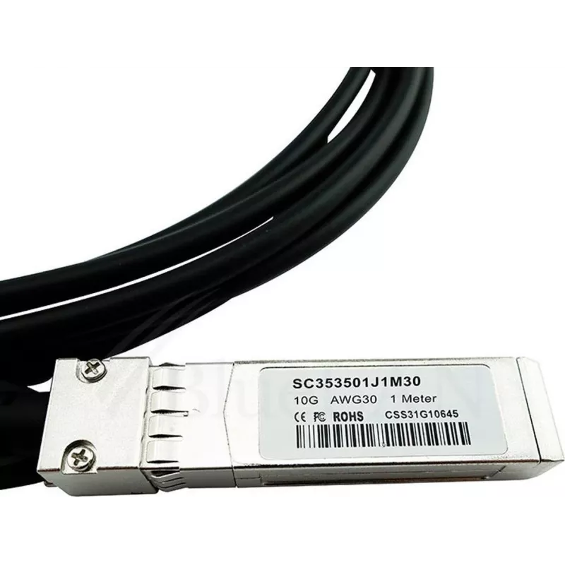 BlueOptics BlueLAN Netgear AXC765-10000S suderinamas pasyvus SFP+ į SFP+ tiesioginio prijungimo kabelis, 5 m, AWG24
