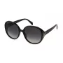 BLUMARINE moteriški katinėlio formos akiniai nuo saulės SBM864-61700F blizgantys juodi gradientiniai pilki 61 mm