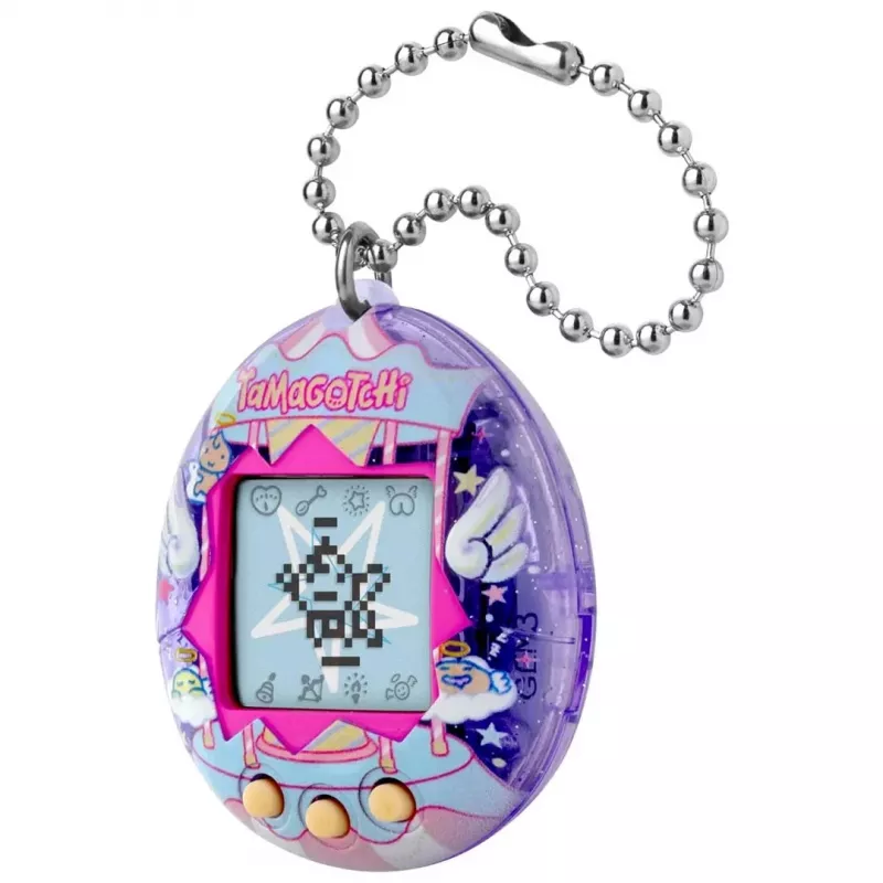 BND Tamagotchi Original – Angel Carousel Virtual Pet Toy, White