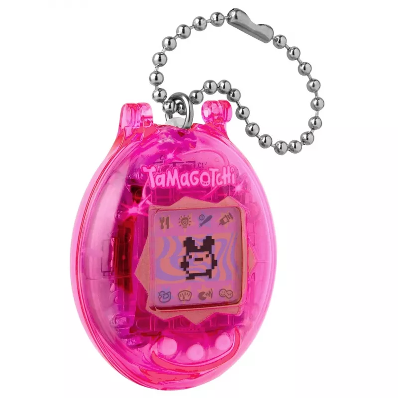 BND Tamagotchi Original Virtual Pet with Protective Case - Rožinė