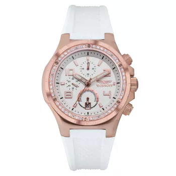 BOBROFF BF1002L25 Unisex Analoginis Kvarco Laikrodis 43mm Nerūdijančio Plieno Korpusas Juodas Odinis Dirželis