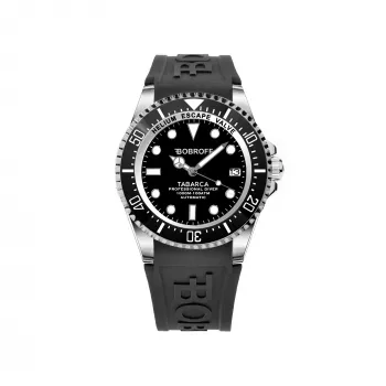 BOBROFF MAN BF0001-BFSTN Analoginis Kvarcinis Laikrodis 44mm Nerūdijantis Plienas