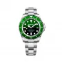 BOBROFF MAN BF0002J1bv analoginis kvarcinis laikrodis 44 mm juoda oda