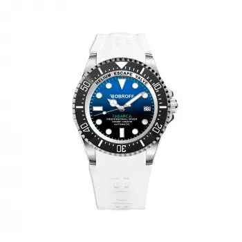 BOBROFF MAN BF0003-BFSTB Analoginis kvarcinis laikrodis 42mm nerūdijantis plienas juoda oda