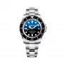 BOBROFF MAN BF0003J1 Analoginis kvarcinis laikrodis 44mm juodas ciferblatas odinis dirželis