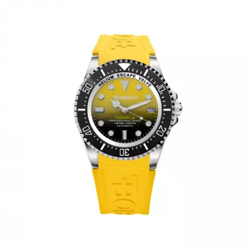 BOBROFF MAN BF0008-BFSTA 44mm Quartz Analog Watch Silver Stainless Steel Milanese Mesh