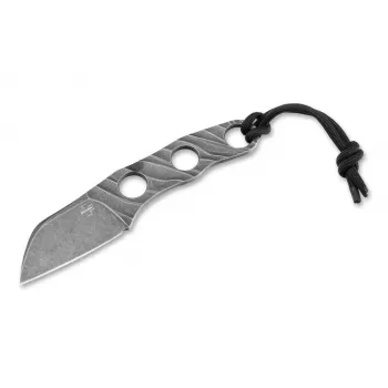 Boker Plus Kazhan Fixed Blade Knife, D2 Steel, G10 Handle, Black, Kydex Sheath
